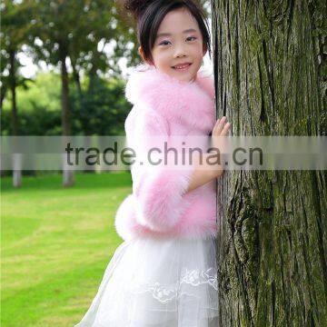 2015 Luxury Faux Fur Coats Winte Girl Fashion Jacket KIDS RABBIT FOX FUR Jackets photo-6