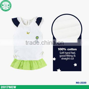 2017 New Fashion Baby Clothing Little Girl Boutique Outfit