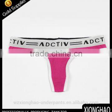 Custom Make Sexy Colorful Cotton Thong Women Underwear for Australia Market photo-4