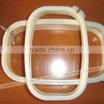 Adjustable Plastic Square Embroidered Collar, ABS Plastic, 13*19cm, Sell photo-3