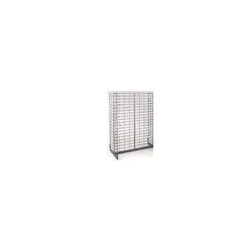 Galvanized Wire Grid Display Shelving Stand Racks systems for Supermarket, Store Goods