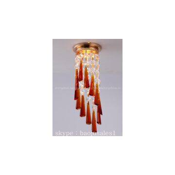 modern ceiling crystal pendant light