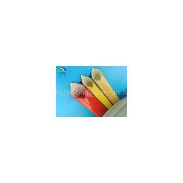 Electrical Cable Management Polyurethane Coated Fiberglass Sleeving for F Class Electrical Motors