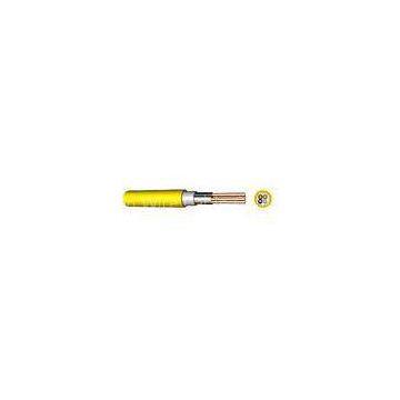 Yellow Low Smoke Zero Halogen Wire Flame Retardant FR Cable Custom