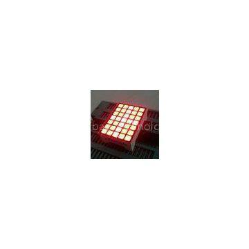 Ultra Red Square Dot Matrix Led Display 5x7 For Lift Position