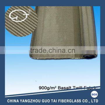 High Quality Twill Weaved by Basalt Fiber Fabric cloth