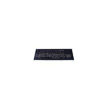 104 keys Vandal Proof Black Metal Keyboard With Trackball And Function Keys