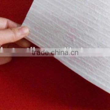 nonwoven polyester plain or rib exhibition carpet with foam backing