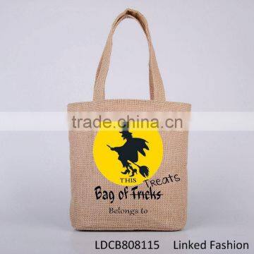 large customizable canvas halloween bags canvas with drawstring