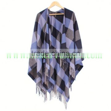 YZY1464 Wholesale women winter Rex Rabbit Fur Poncho Shawl China Supplier