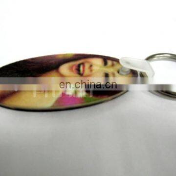 DIY sublimation heat transfer French fiber key ring