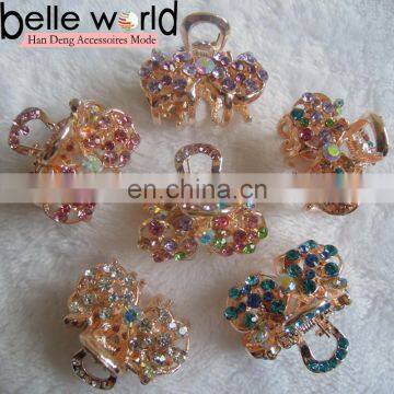 Elegant Bridal Hair Accessory Rhinestone Mini Hair Claw Clip