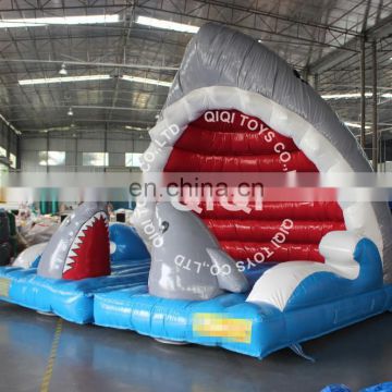 Mechanical inflatable surfriding shark beach inflatable sport games