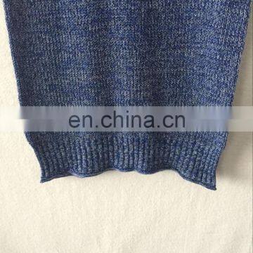 2017 Stylish Men Blue v Neck Nice Knit Soft Sweater t Shirt photo-3