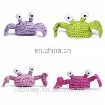 handmade mini amigurumi crochet knitted seaanimal crab octopus toy multicolor