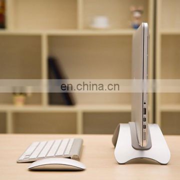 BookArc for MacBook Stand Holder, Space-saving Vertical Laptop Stand Desktop Stand for Notebook