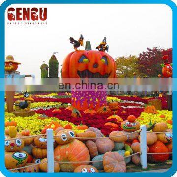 Outdoor Funny Halloween Decoration - Fiberglass Pumpkin Model