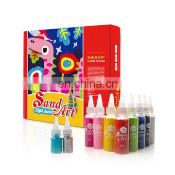 2017 new product DIY toys sand painting kit with high quality and fun