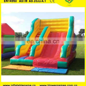 Classic design colorful kids rental inflatable slide