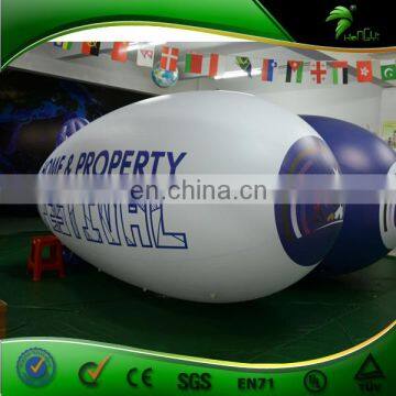 Rent Inflatable Advertising Blimp / Helium Airship / Floating Zeppelin with Remote Control And Custom Printing