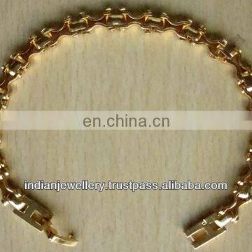 Gold Plated jewelry Bracelets manufacturer, folding bangle kada exporter