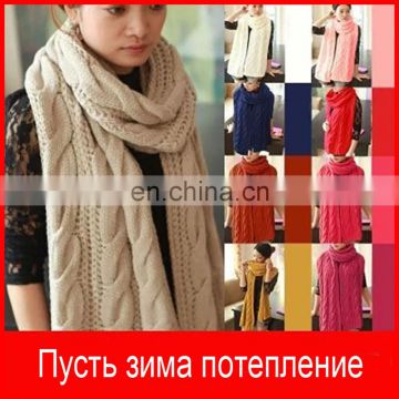 Womens Long Fashion Casual Warm Cashmere Shawl Plaid Infinity Knitted Winter Scarves