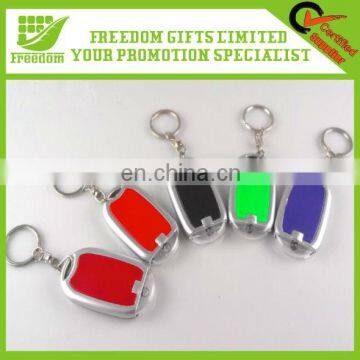 Logo Printed Promotional LED Light Bulb Key Chain