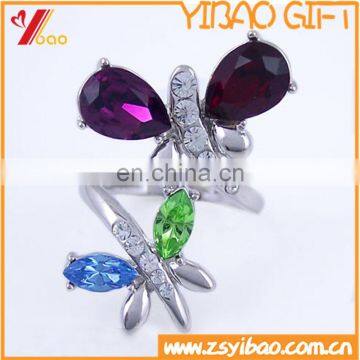 Wholesale fashion stone jewelry design ladies finger ring