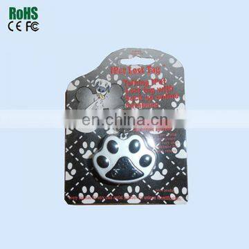 Custom Shape Pet Losting With LED Flashlight Keychain photo-3