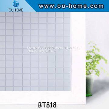 OUHOME Removable Self-Adhesive Frosted Stained PVC Decor Film