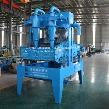 Dewatering type sand recycling system
