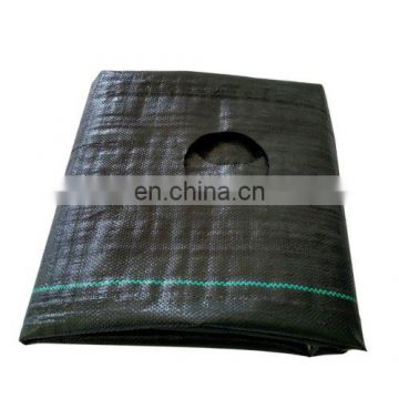 Plastic coconut tree weed control mat roll