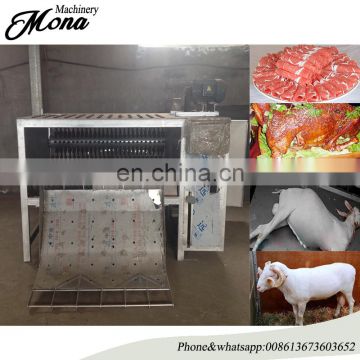 Stainless steel alive Sheep/goat/lamb slaughterhouse equipment hair removal machine of livestock butchery slaughter line