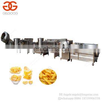 Hot Sale Frozen French Fries Fryer Processing Plant Potato Flakes Production Line Potato Crisp Making Machine photo-3