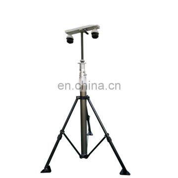 3m 100kg Payload Ground Fixing Pneumatic Telescopic Mast for 3 Directional Cameras
