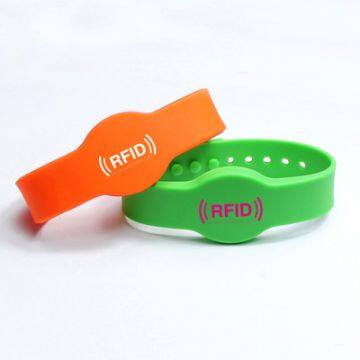 HF 13.56MHZ RFID wristband used for swimming pool