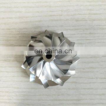 GTA15-25 701374-0001/6 41.52/56.02mm 11+0 Blades high performance billet/milling/aluminum 2618 turbo compressor wheel