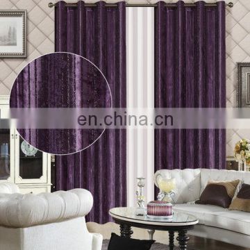 Modern velvet window curtains cloth for bedroom