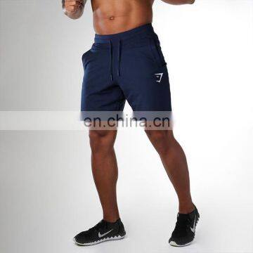 Men's Sports Shorts Fitness Squat Cotton Wholesale Custom Print Muscle Five-point Pants Slim Running Shorts