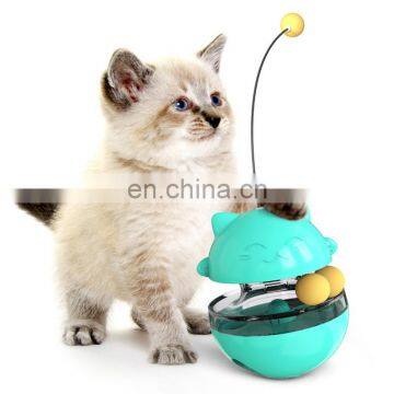 2020 New Pet Cat Fun Toy Pet Feeder Tumbler Cat Shaking Leaking Food Ball Interactive Training Toy photo-4