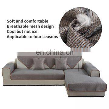 Wholesale Custom Sofa Cover Summer 3D Boutique Non-slip Cool Breathable Soft Sofa Cushions photo-5
