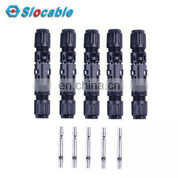 PPO Insulation IP68 Waterproof Photovoltaic Coupler DC Wire Solar Connector at 50A Current