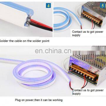 8*16MM RGB Excellent Flexibility LED Strip LED Flex Neon Light With Silicone Material