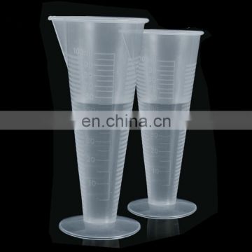 Tapered Plastic Measuring Beaker WIth Round Base