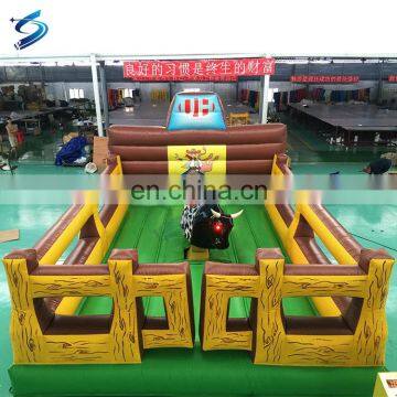 Good Price Customized shape inflatable Bullfighting Sport Games Mat Mechanical Rodeo Bull for Sale