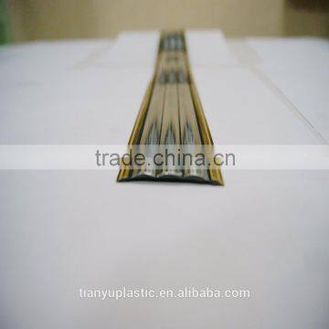 self adhesive label holder adhesive pvc strip/pvc extrusion profile