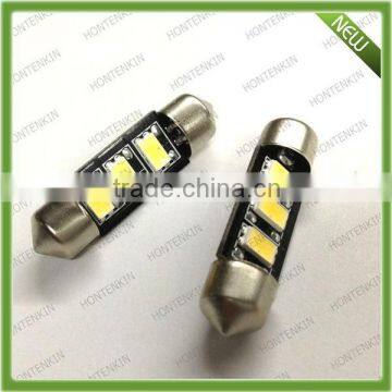 2015 New 36mm White 5730 3 SMD LED Festoon Dome LED Light Bulb Lamp DC 12V