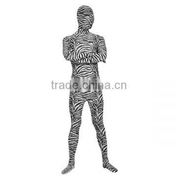 Zebra Spandex Full Body Suit HNF017-M