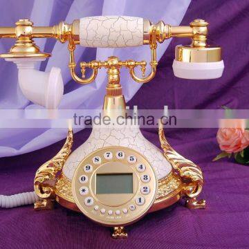 Angel wing home decoration antique telephone model