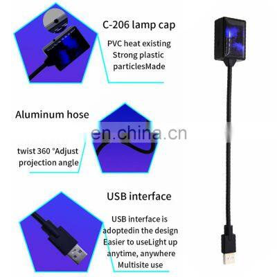 USB Car Roof Star Light Interior Galaxy Starry Laser Auto Ambient Atmosphere Lamp Projector Decorative Night Home Decor Lights photo-2